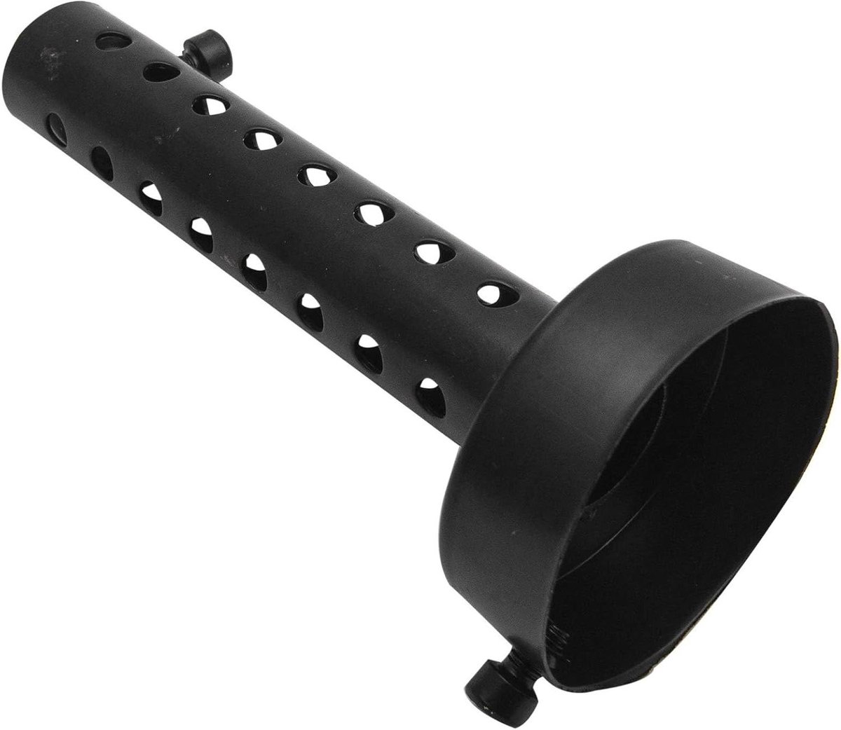 Allecta - Universele motorfiets uitlaatdemper 60 mm - demper met deflector - geluiddemper - DB Killer zwart