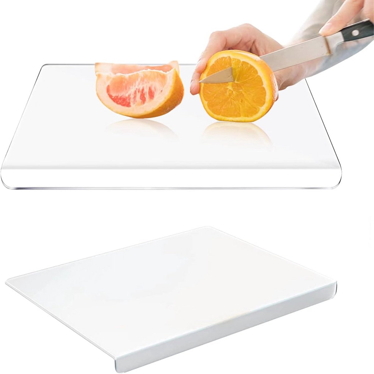 Transparante Acryl Snijplank voor Keuken - Antislip en Duurzaam (60 x 45 cm)