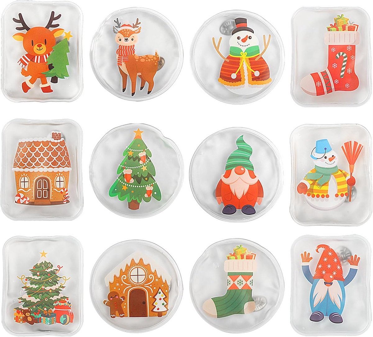 12 Stuks Herbruikbare Handwarmers voor Koude Dagen - Mini Warmwaterflessen