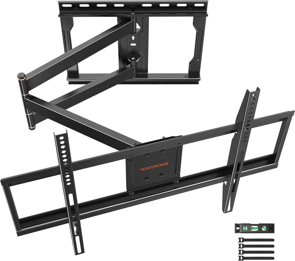 Muurbeugel voor TV 32-75 inch met Scharnierende Arm en Draaibare Functionaliteit