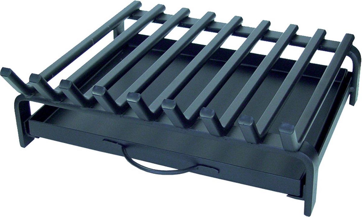 Haardrooster met lade 46 x 36 cm voor Open Haard en Grill