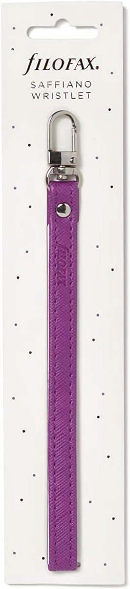 Compacte Kunstleren Polsband voor Organisers - Raspberry