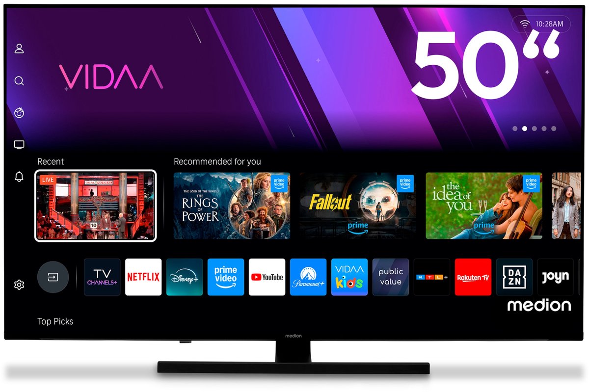 MEDION 125,7 cm (50 inch) QLED TV (Smart-TV, Dolby Vision - MEDION - €399,95