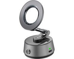 R2B Telefoonhouders Auto met Elektrische Vacuüm Zuignap - Magnetisch & Opvouwbaar - Raam/Dashboard - Dashboardpad - GSM Houder Auto - Autohouder - Geschikt voor MagSafe - Mobiel Telefoon Houder - Auto Telefoonhouder - Phone Holder Car