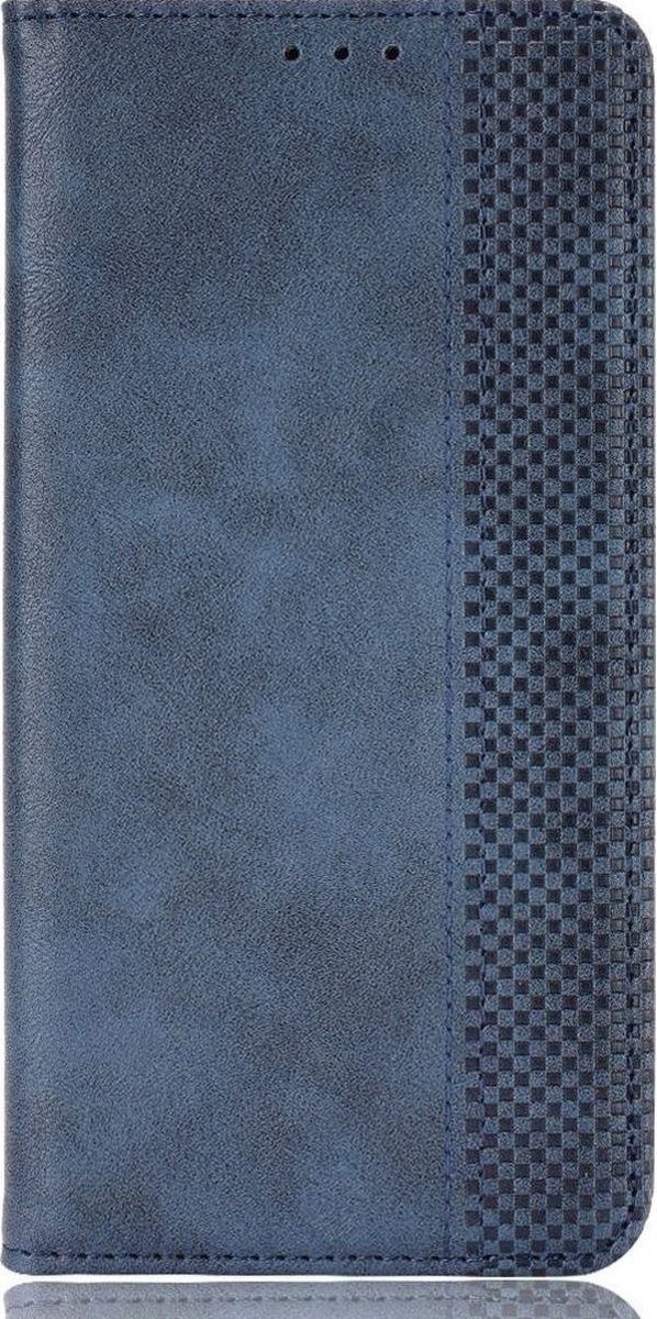 Mobigear Telefoonhoesje geschikt voor POCO F4 GT Hoesje | Mobigear Sensation Bookcase Portemonnee | Pasjeshouder voor 3 Pasjes | Telefoonhoesje voor Pinpas / OV Kaart / Rijbewijs - Blauw