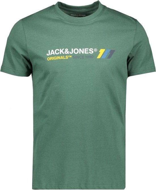 JACK & JONES Jorcopenhagen Tee SS Crew Neck Ln T-Shirt, Bianco, S Uomo