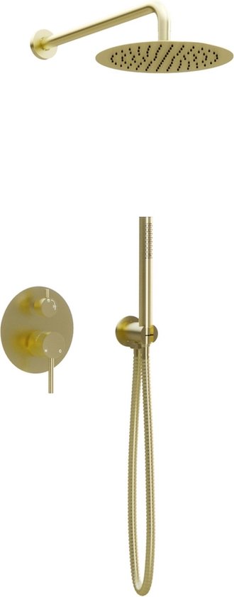 Gedy Tech 14 Pommeau de douche, poignée de douche, Gun métal, ABS, 3