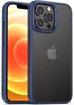 Smartphonica TPU Sterk Hoesje Met Doorzichtige Achterkant voor iPhone 11 Pro Max - Blauw / Back Cover geschikt voor Apple iPhone 11 Pro Max