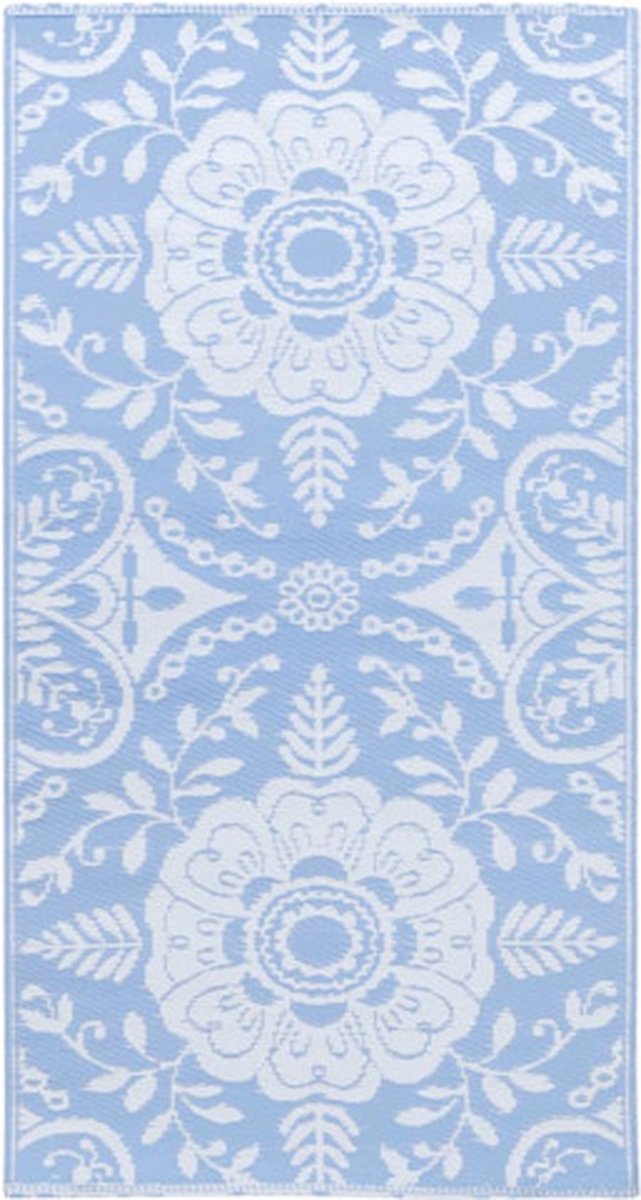 vidaXL - Buitenkleed - 120x180 - cm - PP - babyblauw