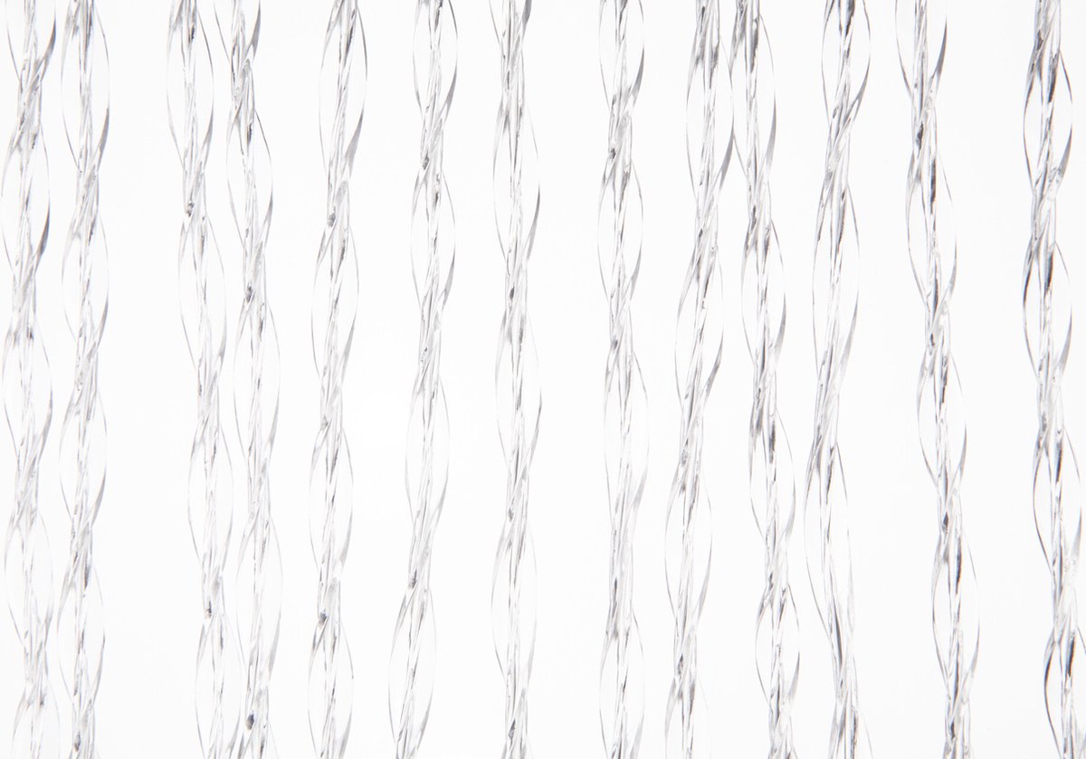 2.Lif Vliegengordijn Parijs - Hordeuren - 93x210 cm Transparant