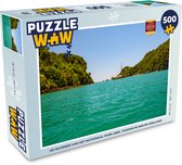 Puzzel De wateren van het Nationaal park Abel Tasman in Nieuw-Zeeland - Legpuzzel - Puzzel 500 stukjes