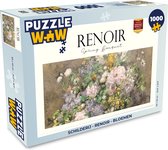 Puzzle Peinture - Renoir - Fleurs - Jigsaw Puzzle - Puzzle 1000 pièces adultes