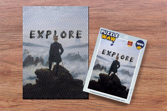 Puzzel De wandelaar boven de nevelen - Caspar David Friedrich - Explore