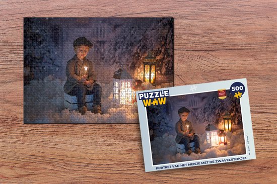 Puzzle Portrait - Conte de fées - Noël - Neige - Puzzle - Puzzle 500 pièces