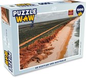 Puzzel De kustlijn van Australië - Legpuzzel - Puzzel 1000 stukjes volwassenen