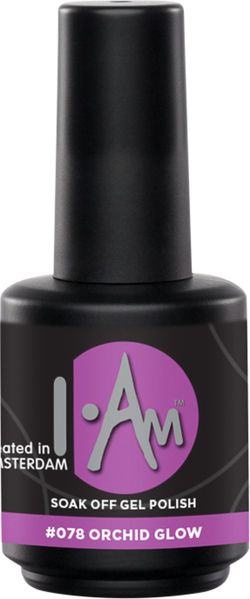 I.Am Nail Systems I.Am Soak Off Gel Polish #078 Orchid Glow (15ml)