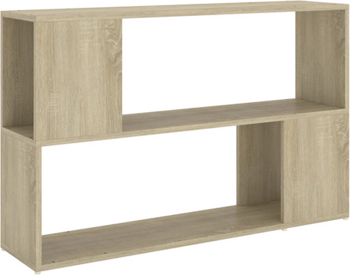 Boekenkast/kamerscherm 100x24x124 cm sonoma eikenkleurig kopen