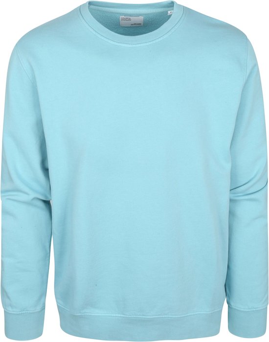 Colorful Standard - Sweater Organic Mid Blauw - Heren - Regular-fit