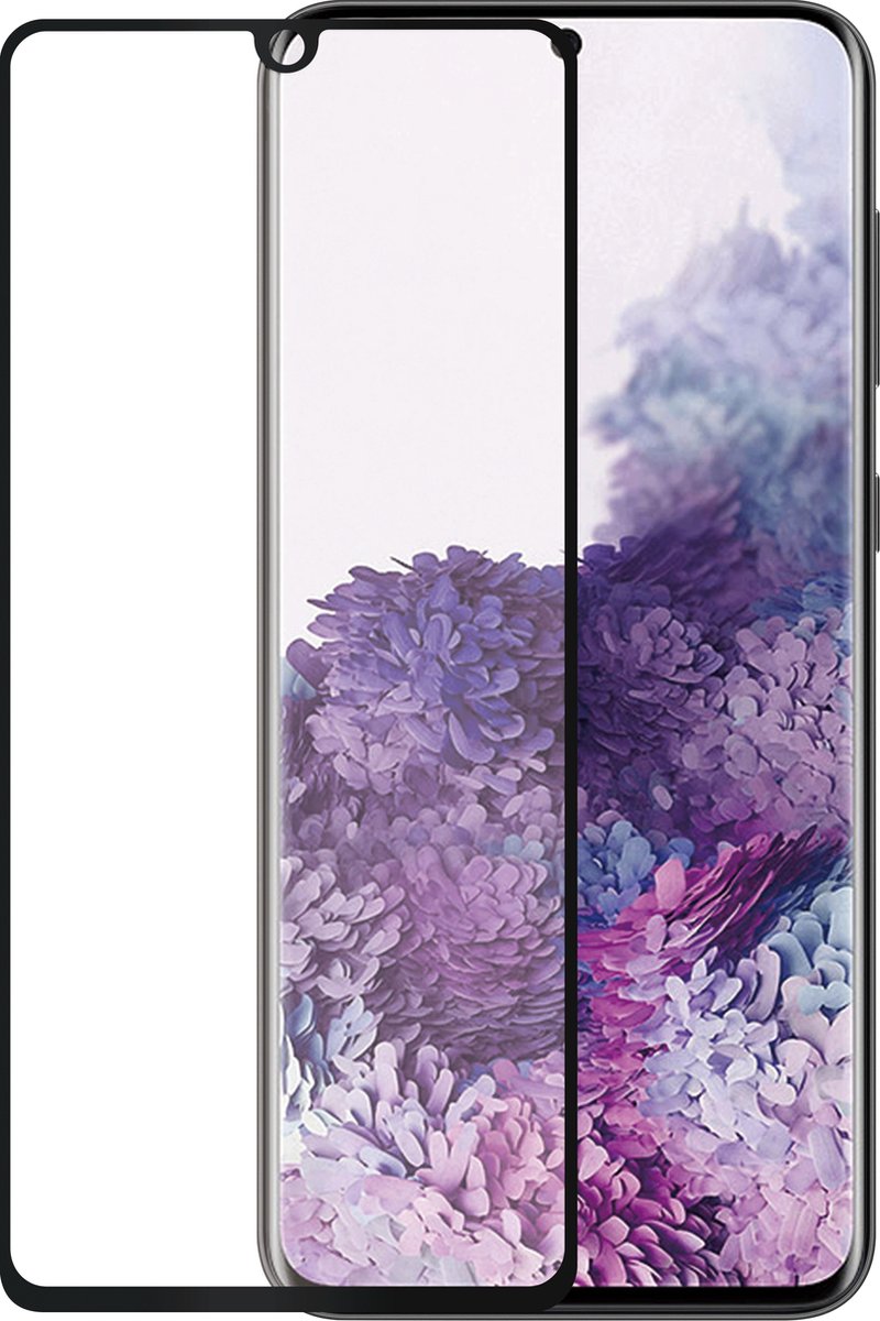 Azuri Curved Tempered Glass RINOX ARMOR - zwart frame - Samsung Galaxy S20 Plus