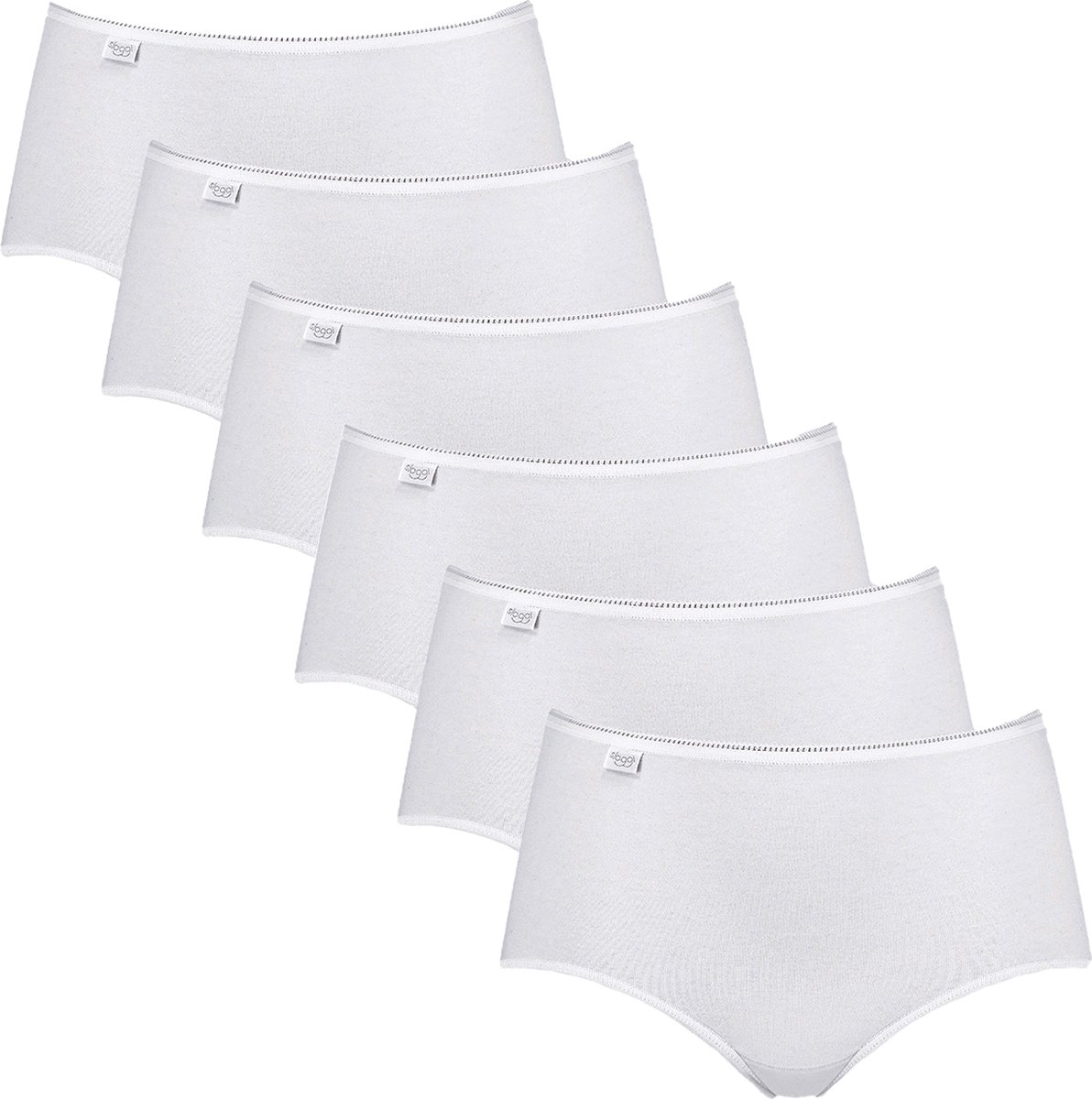 sloggi Dames Midi slip 6 pack 24/7 Cotton