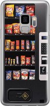 Casimoda® hoesje - Geschikt voor Samsung S9 - Snoepautomaat - Backcover - Siliconen/TPU - Zwart