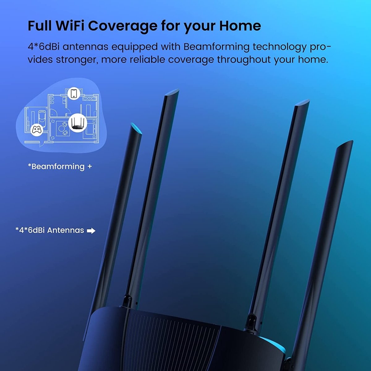 DrPhone AXR6 - WiFi 6 Router thumbnail 4