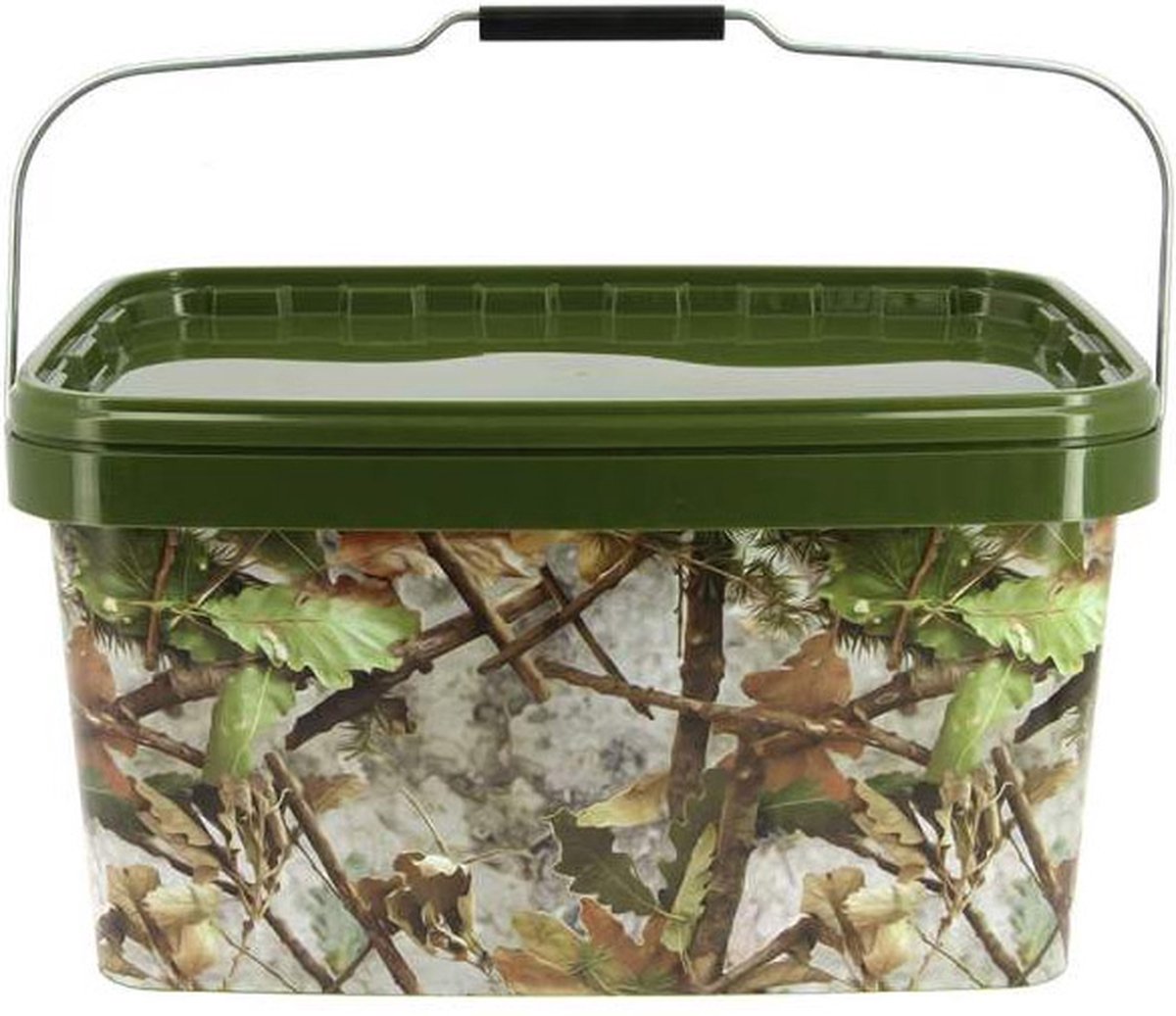 Rechthoekige Emmer Camo 12,5 Liter