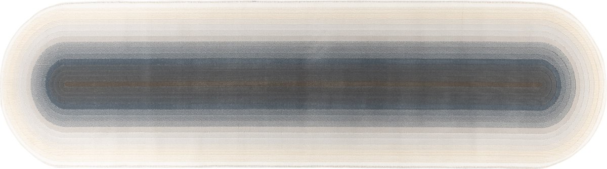 Olympic Vloerkleed 67x245 cm - Blauw