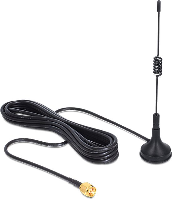 ISM 433 MHz Antenne met SMA (m) connector - 3 dBi - 3 meter | bol.com