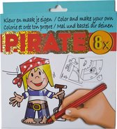 Kleur en maak je Eigen Figuurtjes - Piraten