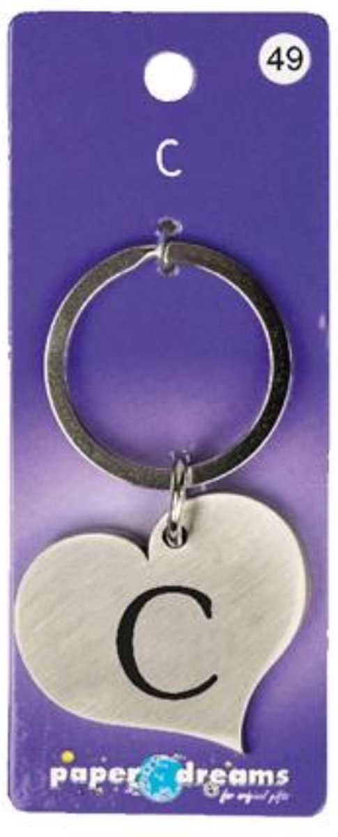 Hart sleutelhanger - C