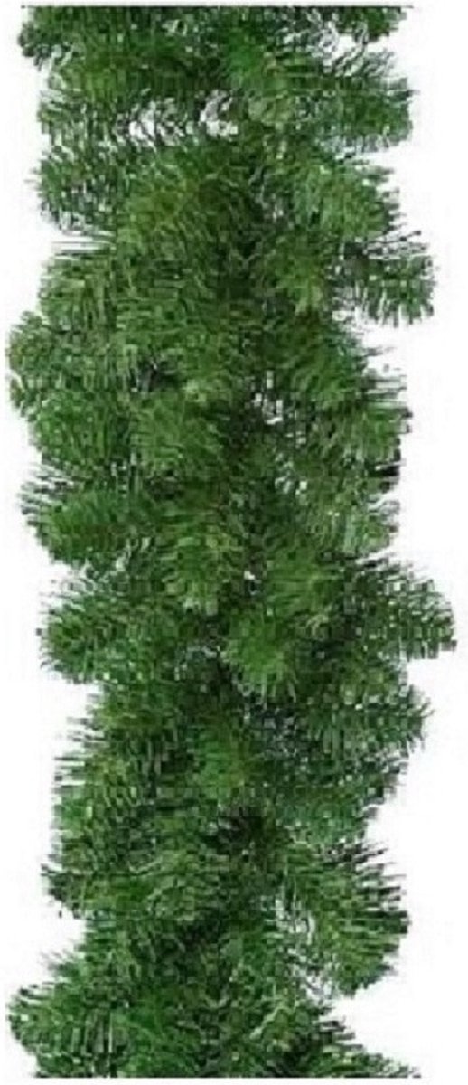 4x Groene dennen guirlande / dennenslinger 270 x 25 cm - kerst/dennen guirlandes