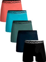 Muchachomalo Heren Boxershorts - 5 Pack - Maat M - 95% Katoen - Mannen Onderbroeken