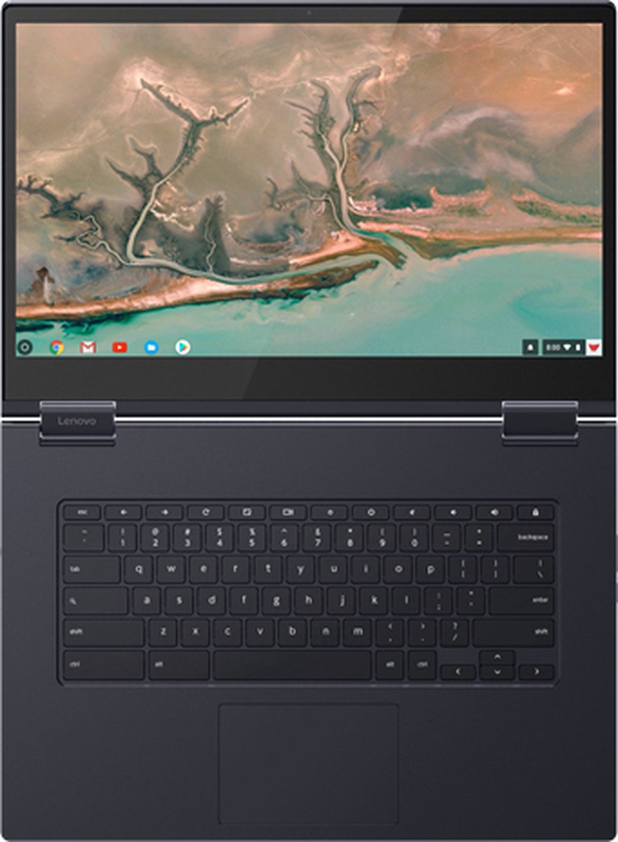 Lenovo Yoga Chromebook C630 Intel® Core™ i7 i7-8550U 39,6 cm (15.6"") Touchscreen 4K Ultra HD 16 GB DDR4-SDRAM 128 GB eMMC Wi-Fi 5 (802.11ac) ChromeOS Brits Engels Blauw