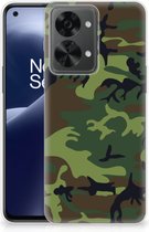 GSM Hoesje OnePlus Nord 2T Smartphonehoesje Camouflage