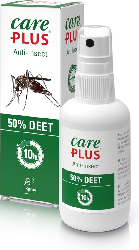 Care Plus Deet Anti-Insect Spray 50% muggenspray - 60 ml. spray