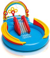 INTEX - zwembad met glijbaan - speelzwembad - regenboog