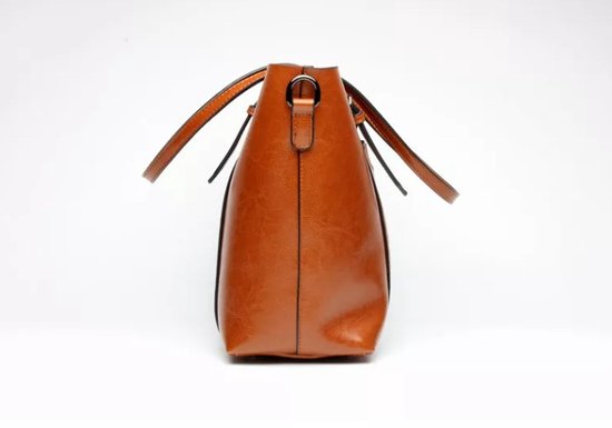 Tas Roos leer diep donkerbruin
