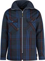 STØRVIK Vancouver Lumberjack Fleece Jacket - Thermo Vest - Thermo Blouse - Col polaire - Coupe-vent doublé - Taille 2XL - Bleu foncé