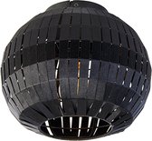 QAZQA zoe - Moderne Plafondlamp - 1 lichts - Ø 26 cm - Zwart - Woonkamer | Slaapkamer | Keuken