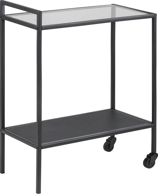 Desserte Dover 60cm - noir - Actona - Armoires métalliques - Noir - Métal - Armoires métalliques