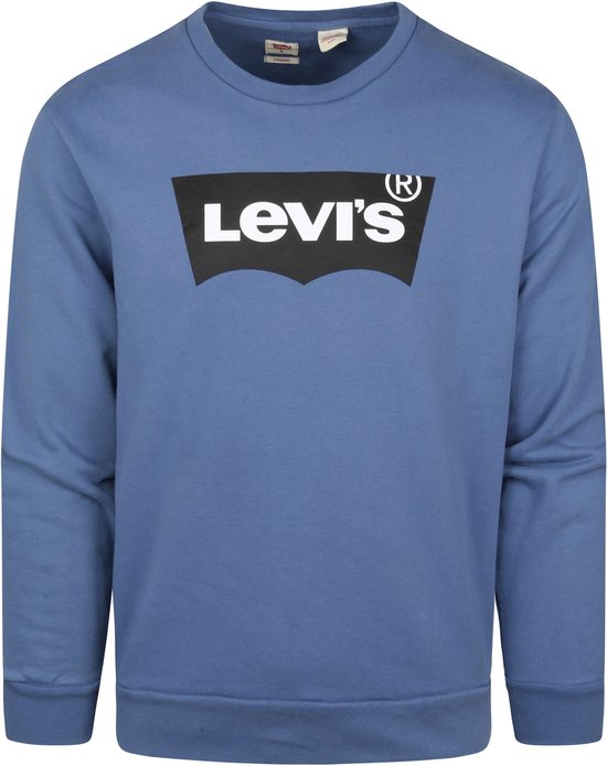 muis of rat Huisje bereiken Levi's - Original Graphic Sweater Blauw - Maat XL - Modern-fit | bol.com