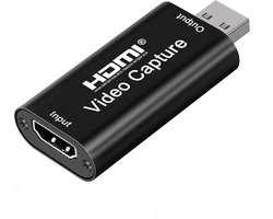 HDMI Capture Card, HD 1080P HDMI USB Version, Capture Card for Live Stream, Game Recording, Video Conferencing, for DSLR Camcorder Phones Consoles