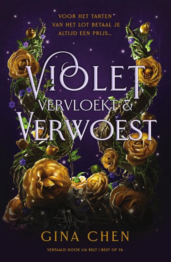 Boek cover Violet, vervloekt & verwoest van Gina Chen (Hardcover)