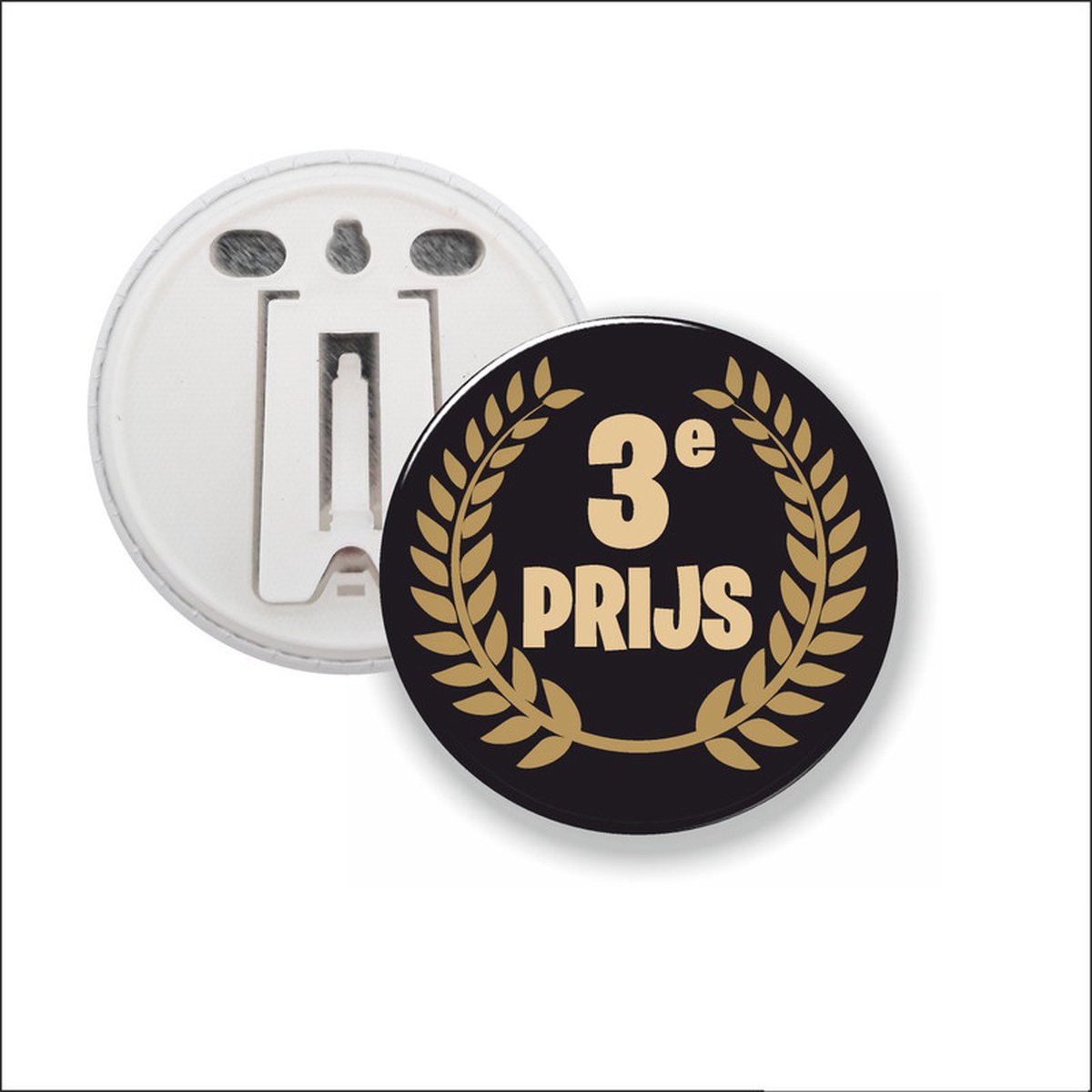 Button Met Clip 58 MM - 3e Prijs