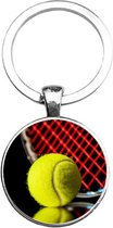Sleutelhanger Glas - Tennis