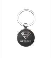 Sleutelhanger Glas -  Super Meester