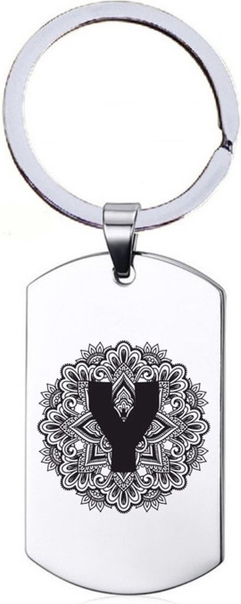 Sleutelhanger RVS - Y Mandala