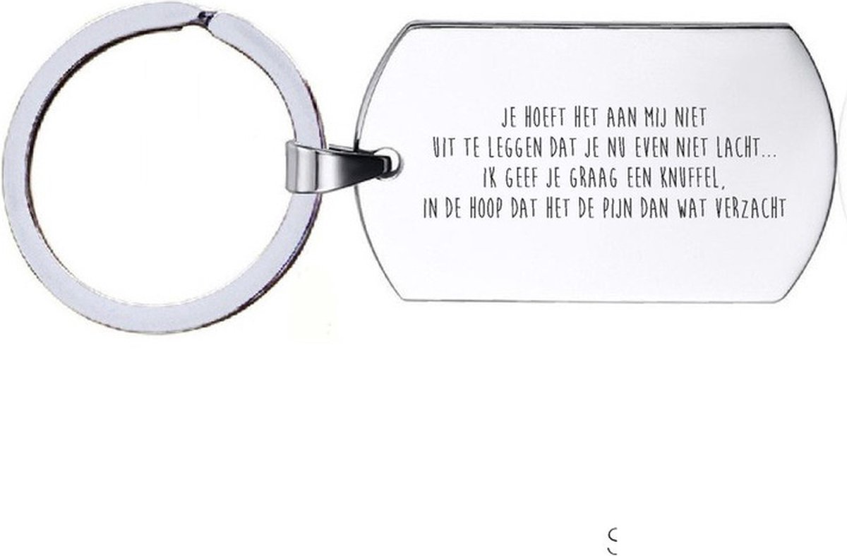 Sleutelhanger RVS - Knuffel