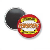 Button Met Magneet 58 MM - Pensioen! - NIET VOOR KLEDING